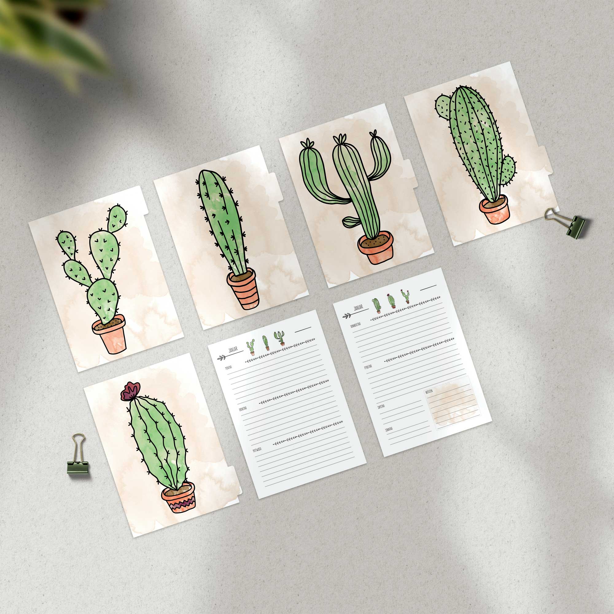 A5 Weekly Undated Planner