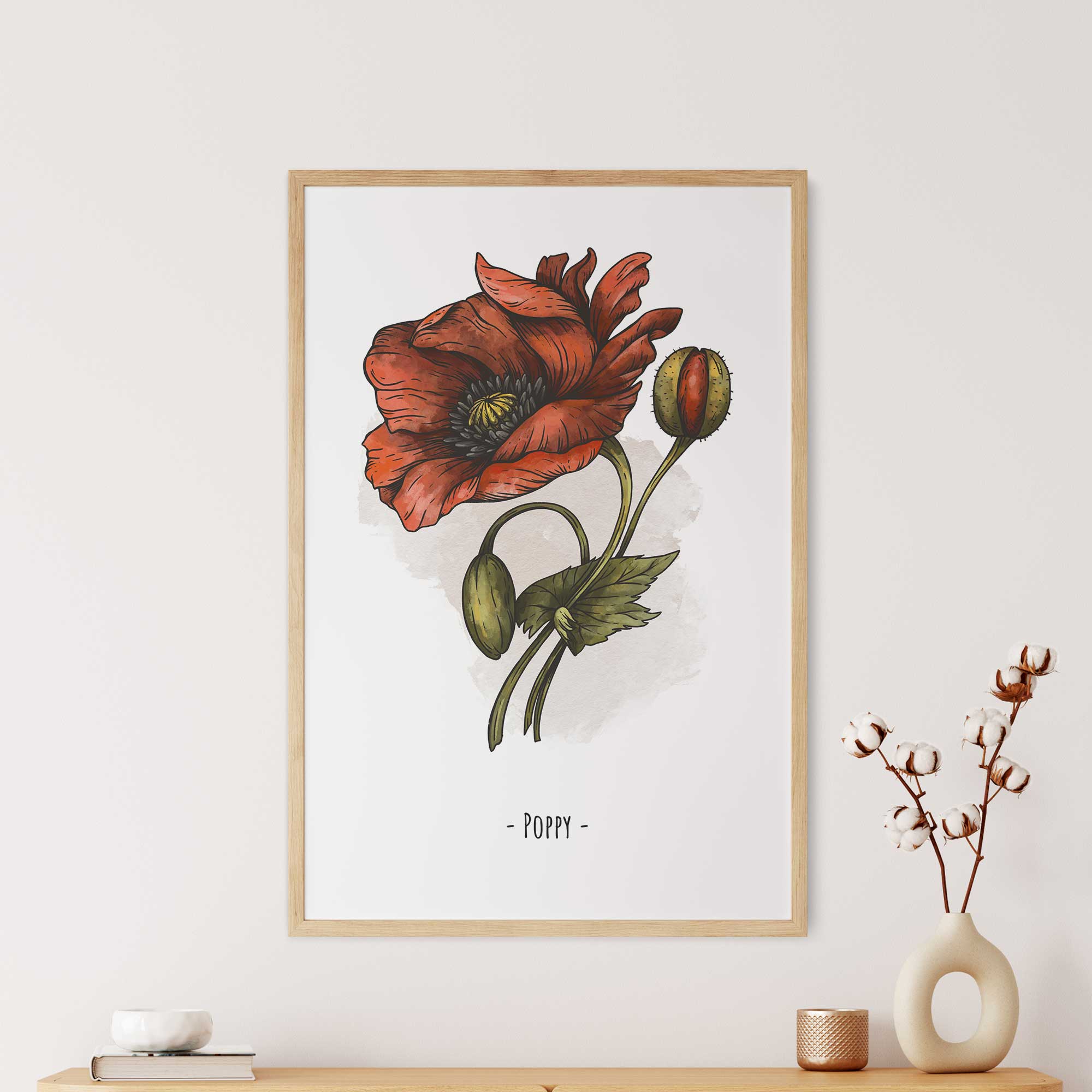 Birth Flower August “Poppy”