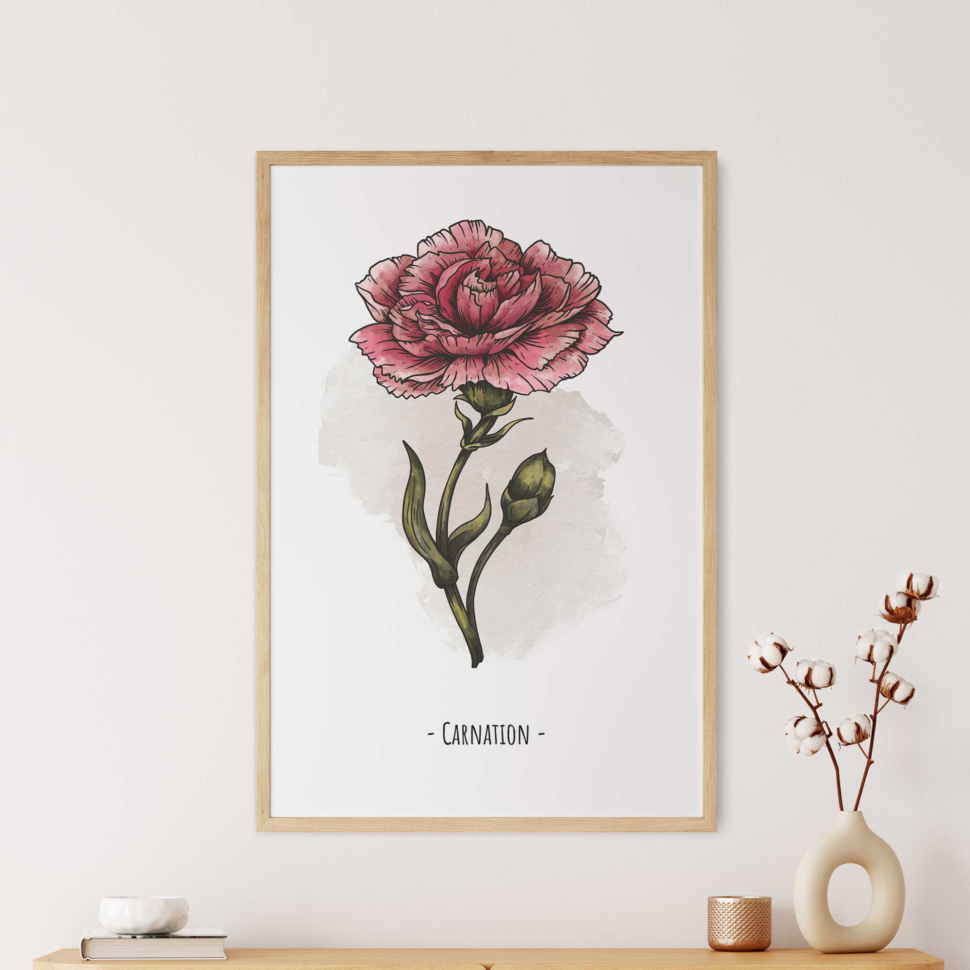 Birth Flower January “Carnation”