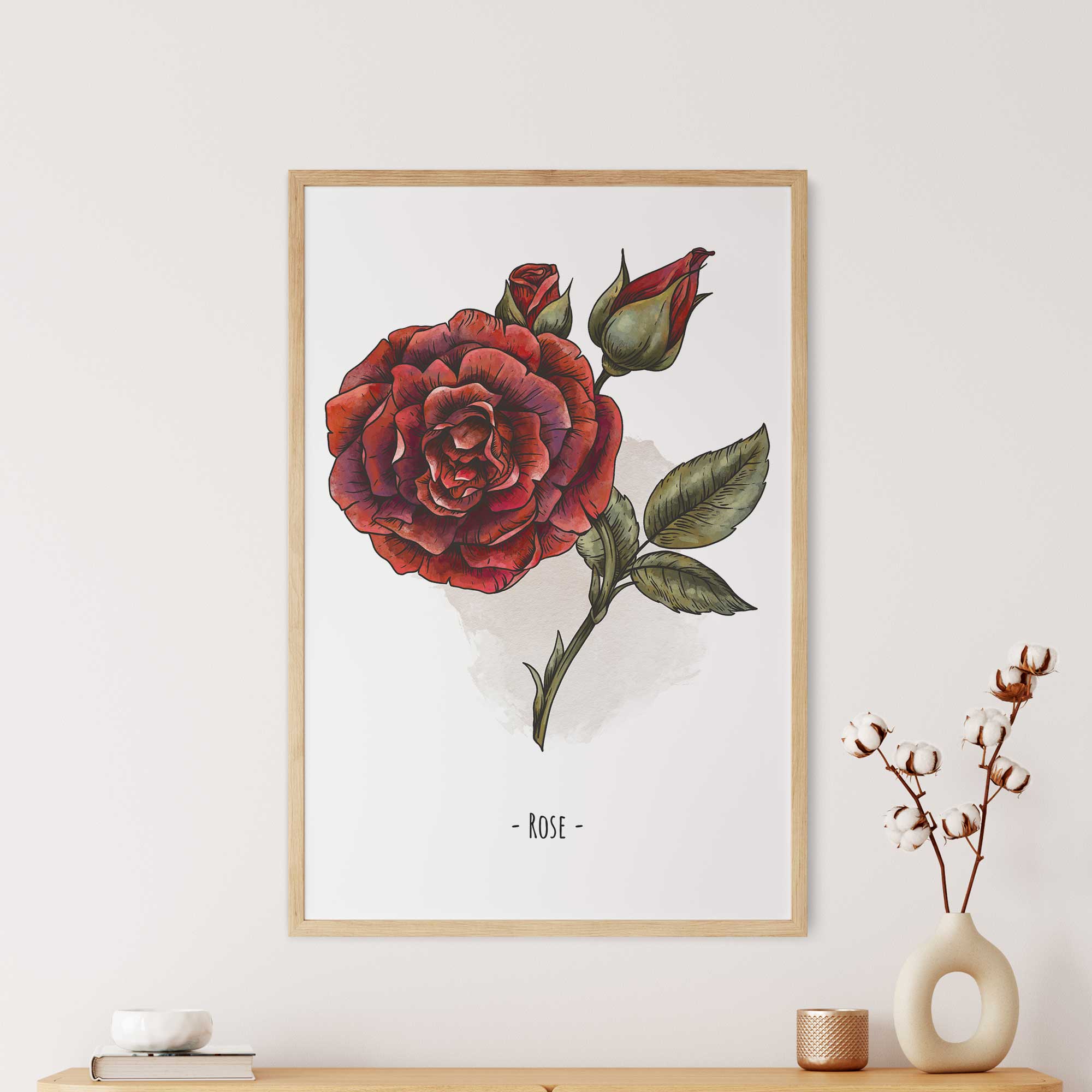 Birth Flower June “Rose”
