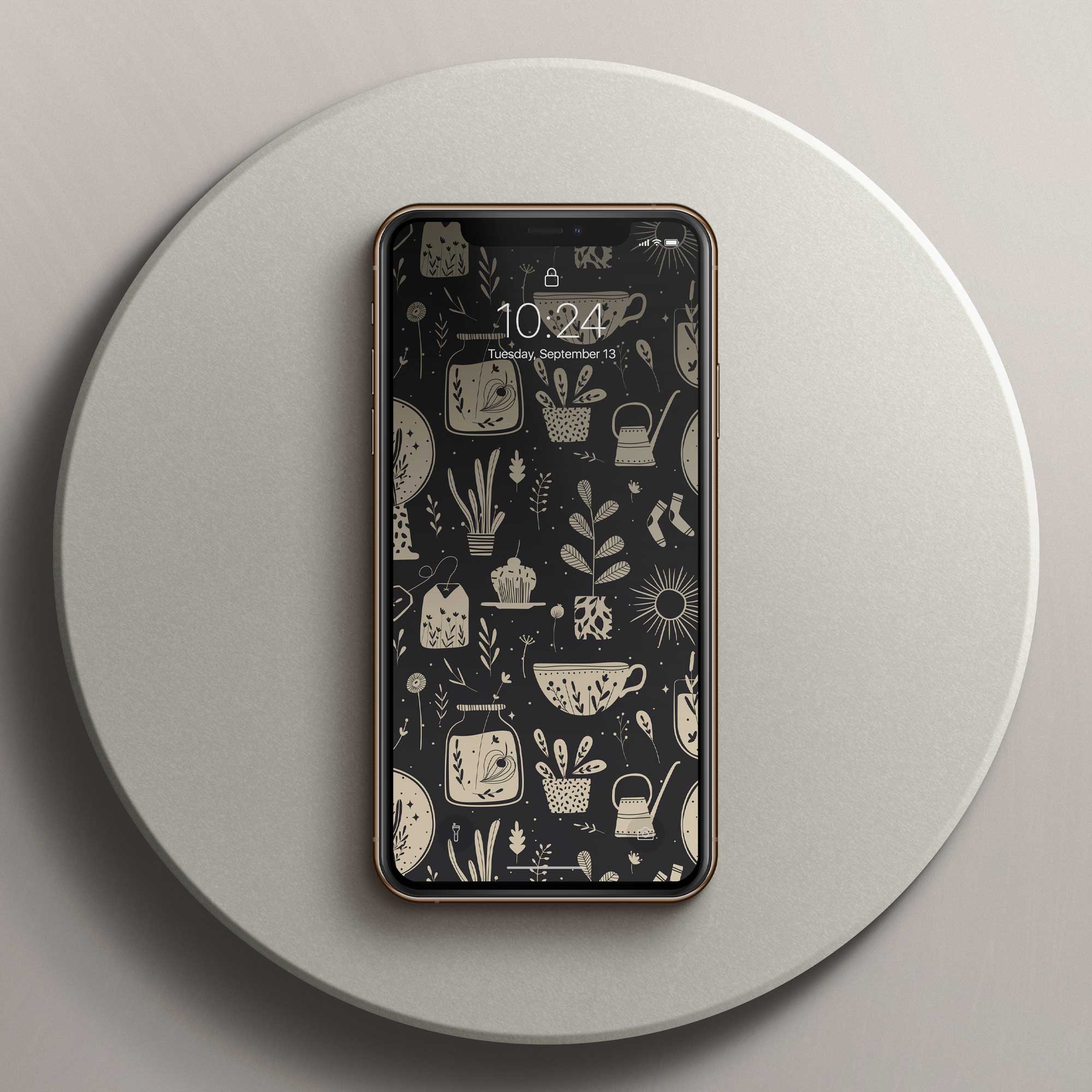 Phone Wallpaper “Boho Garden”