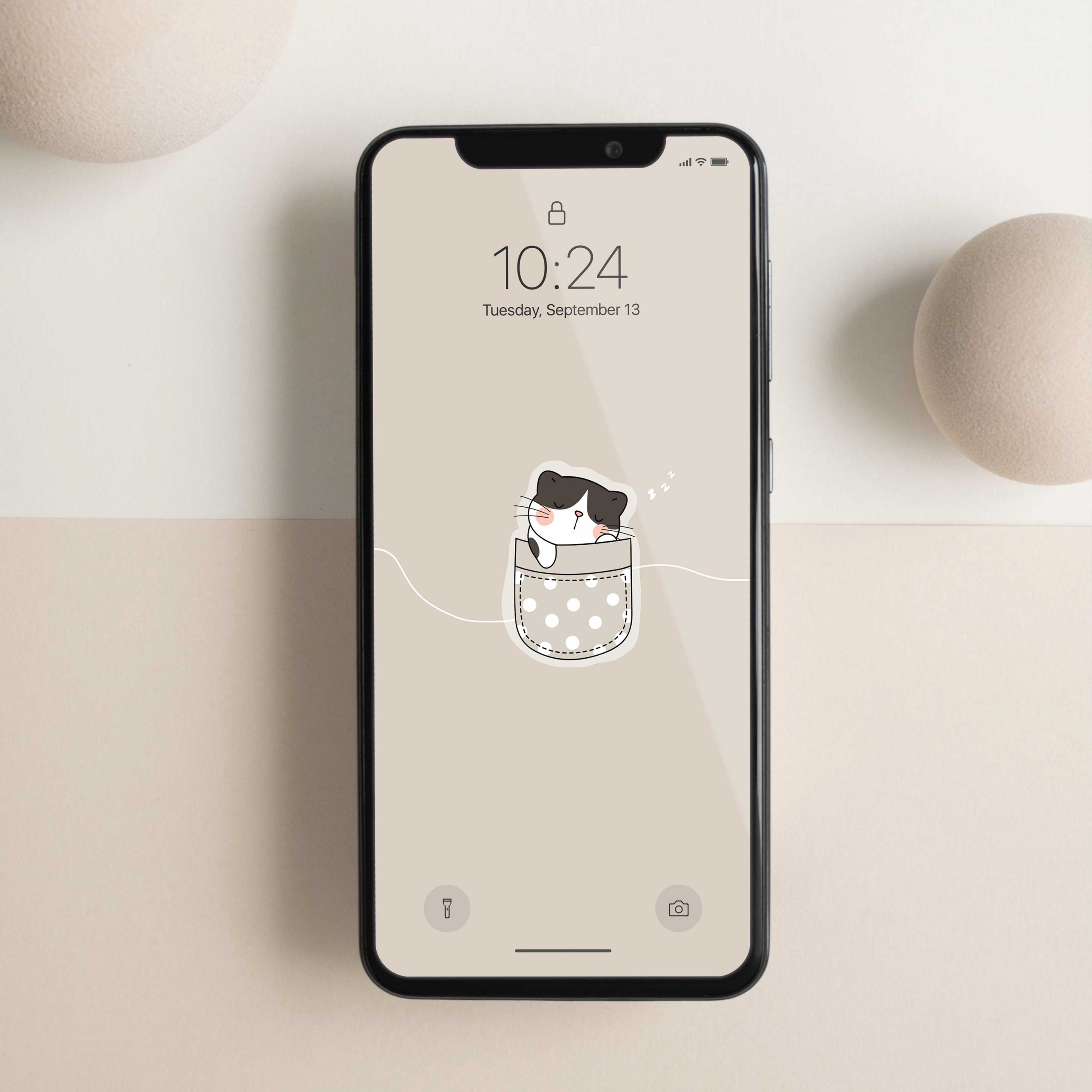 Phone Wallpaper “Pocket Cat”