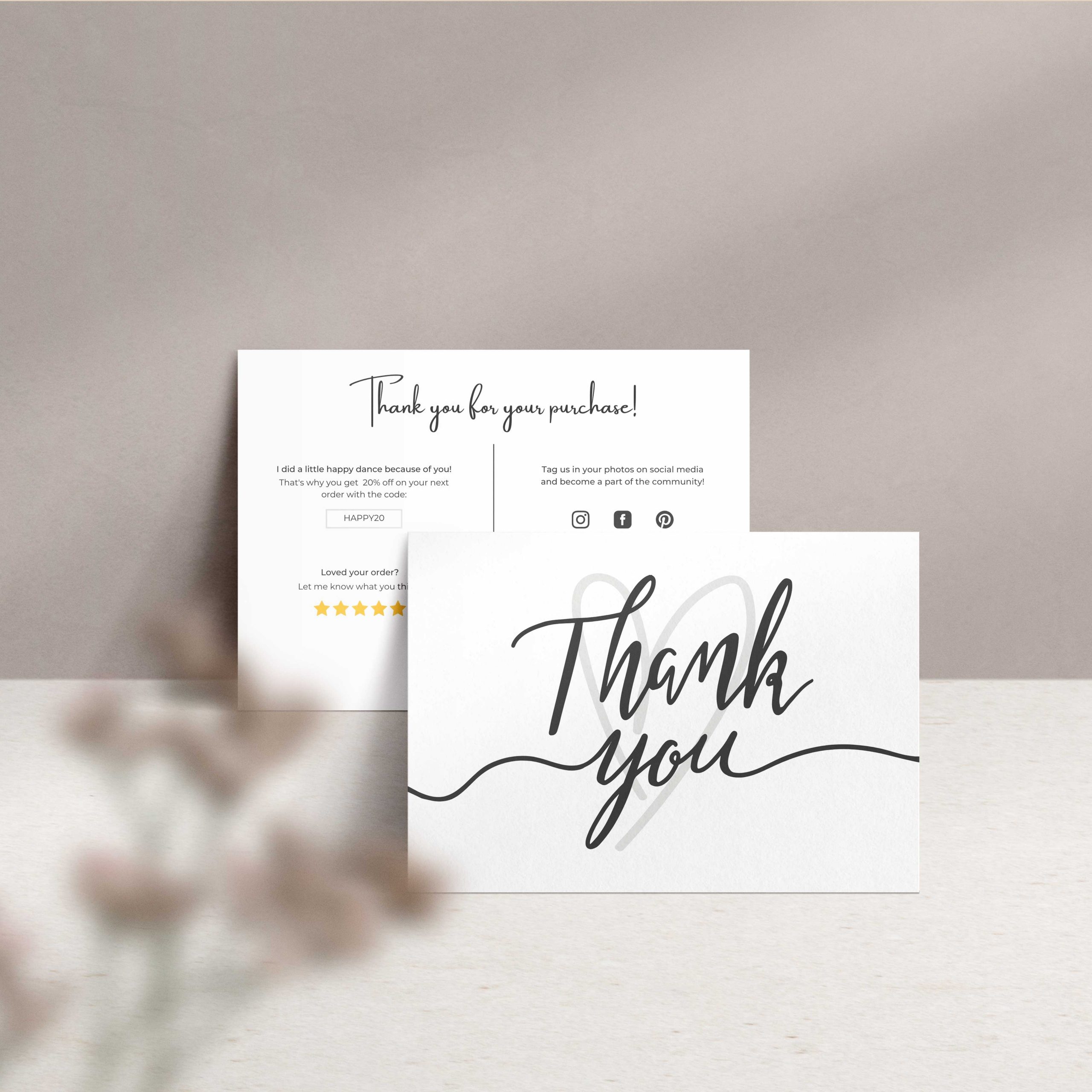 Thank You Card “Amsterdam”