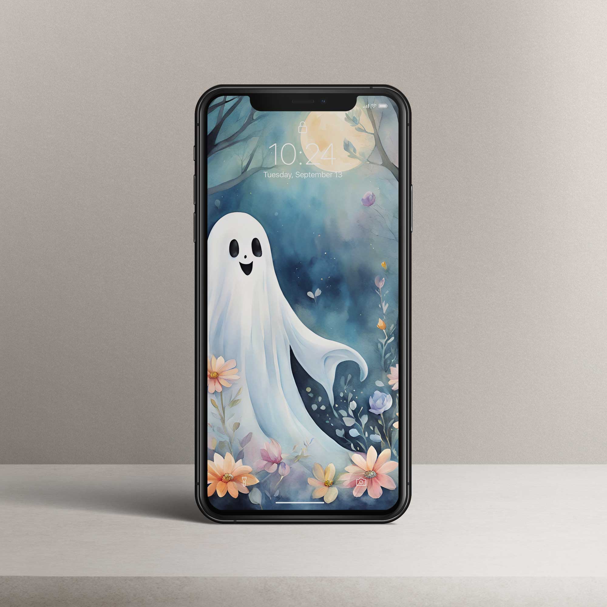 Phone Wallpaper “Happy Ghost”