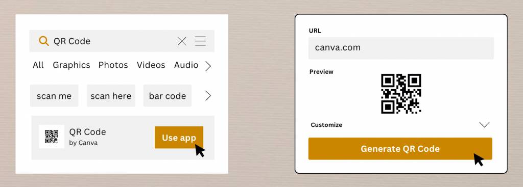 How to generate QR codes in Canva
